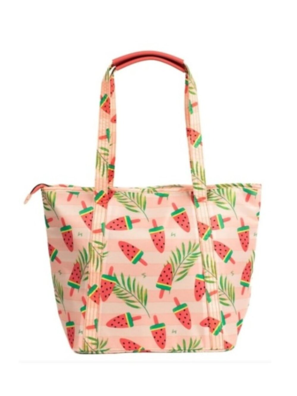 Lug Scramble Insulated Tote Popsicle Pink Fun Summer Print